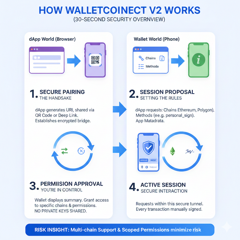 HOW WALLETCONNECT V2 works